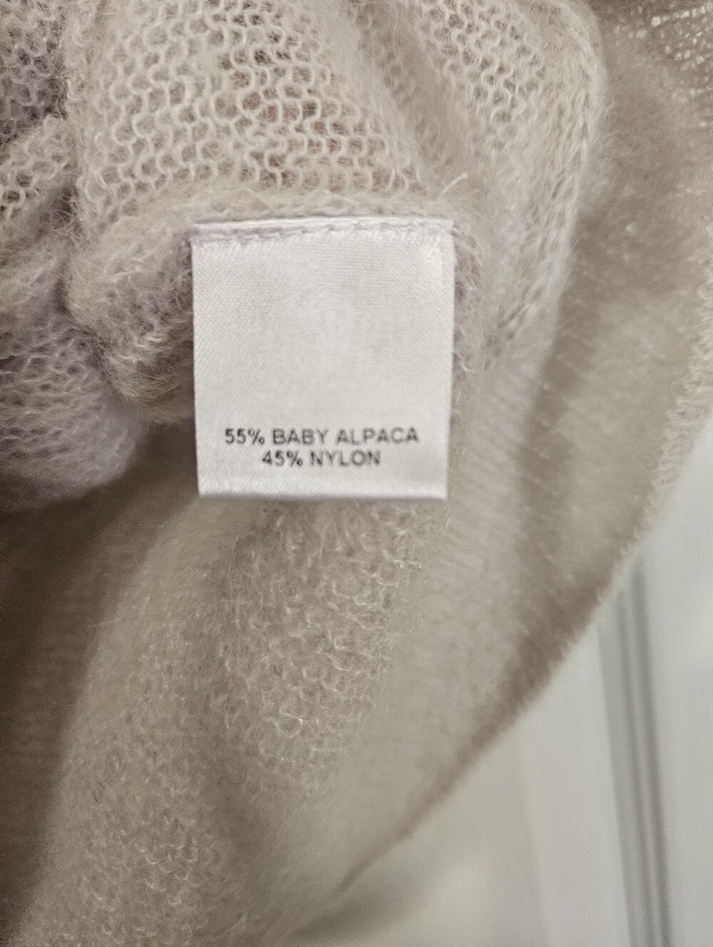 Michelle Mason Baby Alpaca Crewneck Sweater Sleeveless petite - Picture 3 of 5